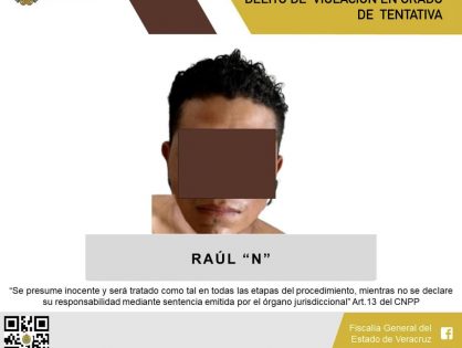 VINCULADO A PROCESO RAÚL “N” COMO PROBABLE RESPONSABLE DEL DELITO DE VIOLACIÓN EN GRADO DE TENTATIVA