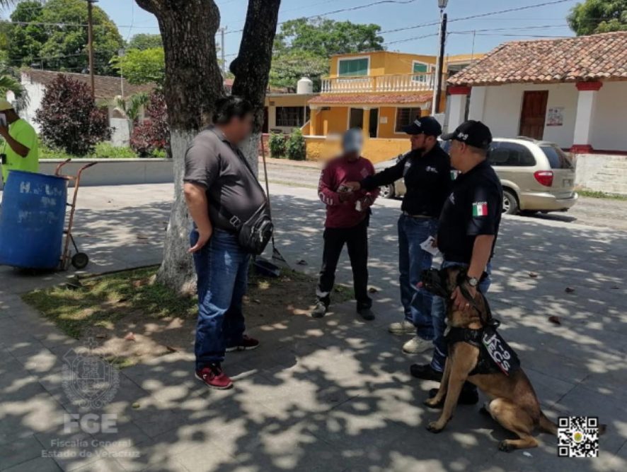 UECS realiza recorridos junto a binomio canino “Ceus”