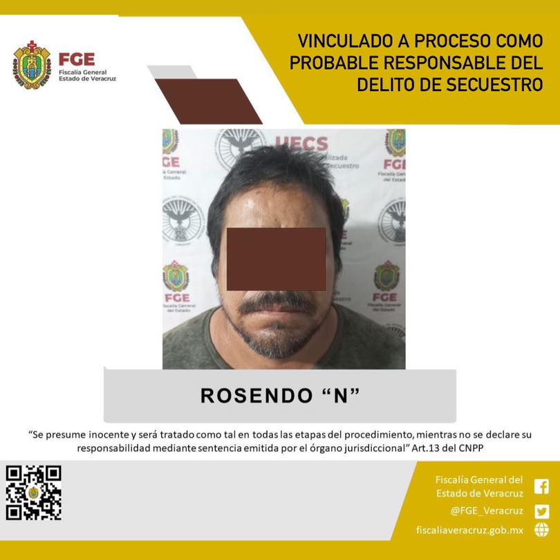 VINCULADO A PROCESO COMO PROBABLE RESPONSABLE DEL DELITO DE SECUESTRO