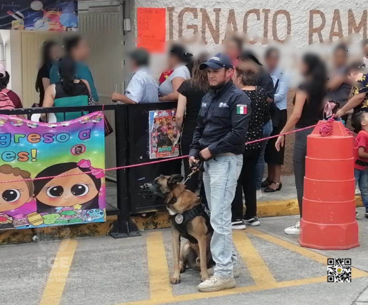 UECS REALIZA RECORRIDO JUNTO A BINOMIO CANINO “CEUS”