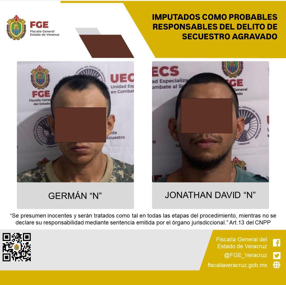 PRISIÓN PREVENTIVA JUSTIFICADA COMO PROBABLES RESPONSABLES DEL DELITO DE SECUESTRO AGRAVADO EN TUXPAN