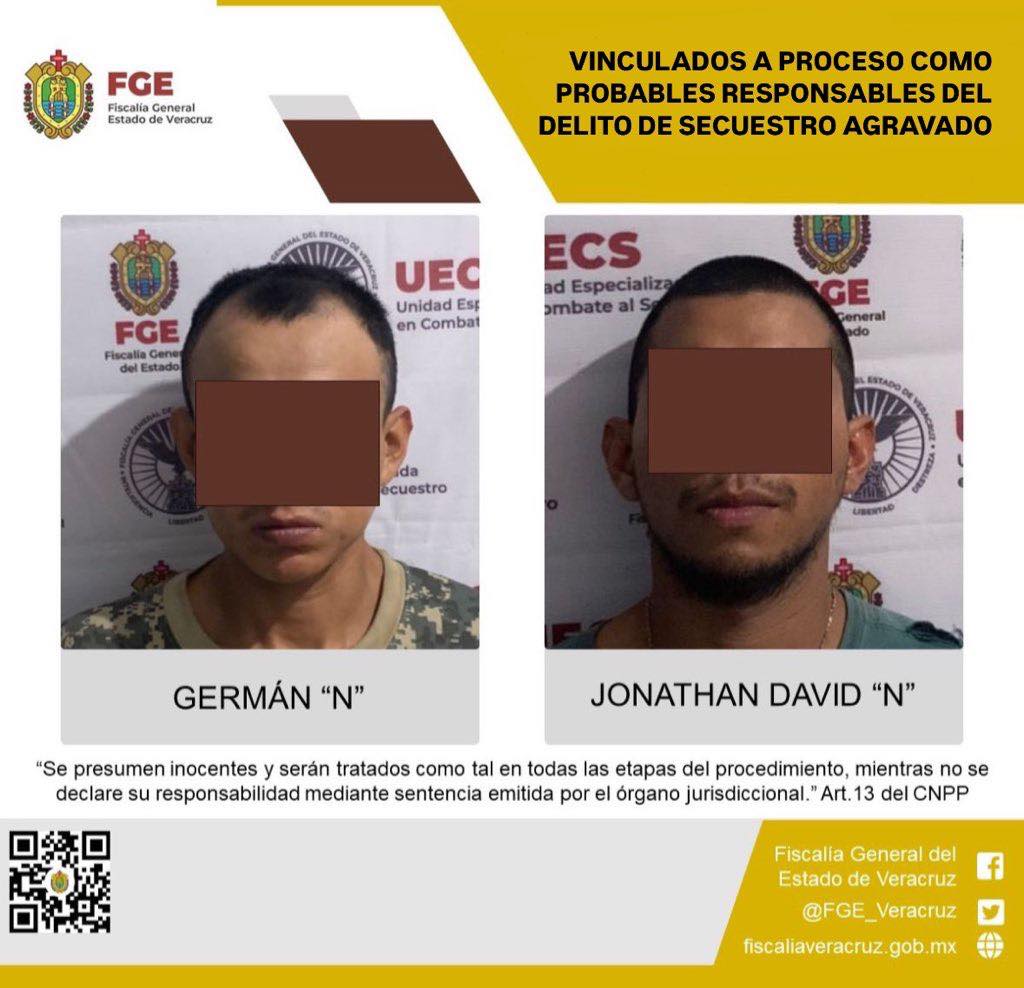 VINCULADOS A PROCESO COMO PROBABLES RESPONSABLES DEL DELITO DE SECUESTRO AGRAVADO EN TUXPAN