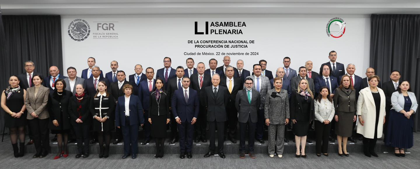 FISCAL GENERAL ASISTE A LA LI ASAMBLEA PLENARIA DE LA CONFERENCIA NACIONAL DE PROCURACIÓN DE JUSTICIA.