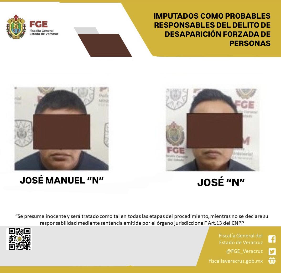 PRISIÓN PREVENTIVA A POLICÍAS ESTATALES COMO PROBABLES RESPONSABLES DEL DELITO DE DESAPARICIÓN FORZADA DE PERSONAS