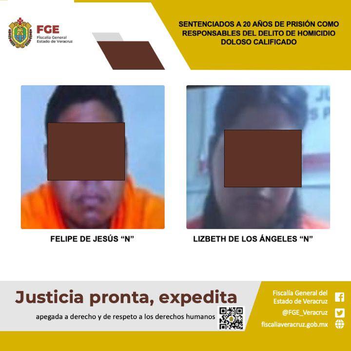 SENTENCIADOS A 20 AÑOS DE PRISIÓN COMO RESPONSABLES DEL DELITO DE HOMICIDIO DOLOSO CALIFICADO