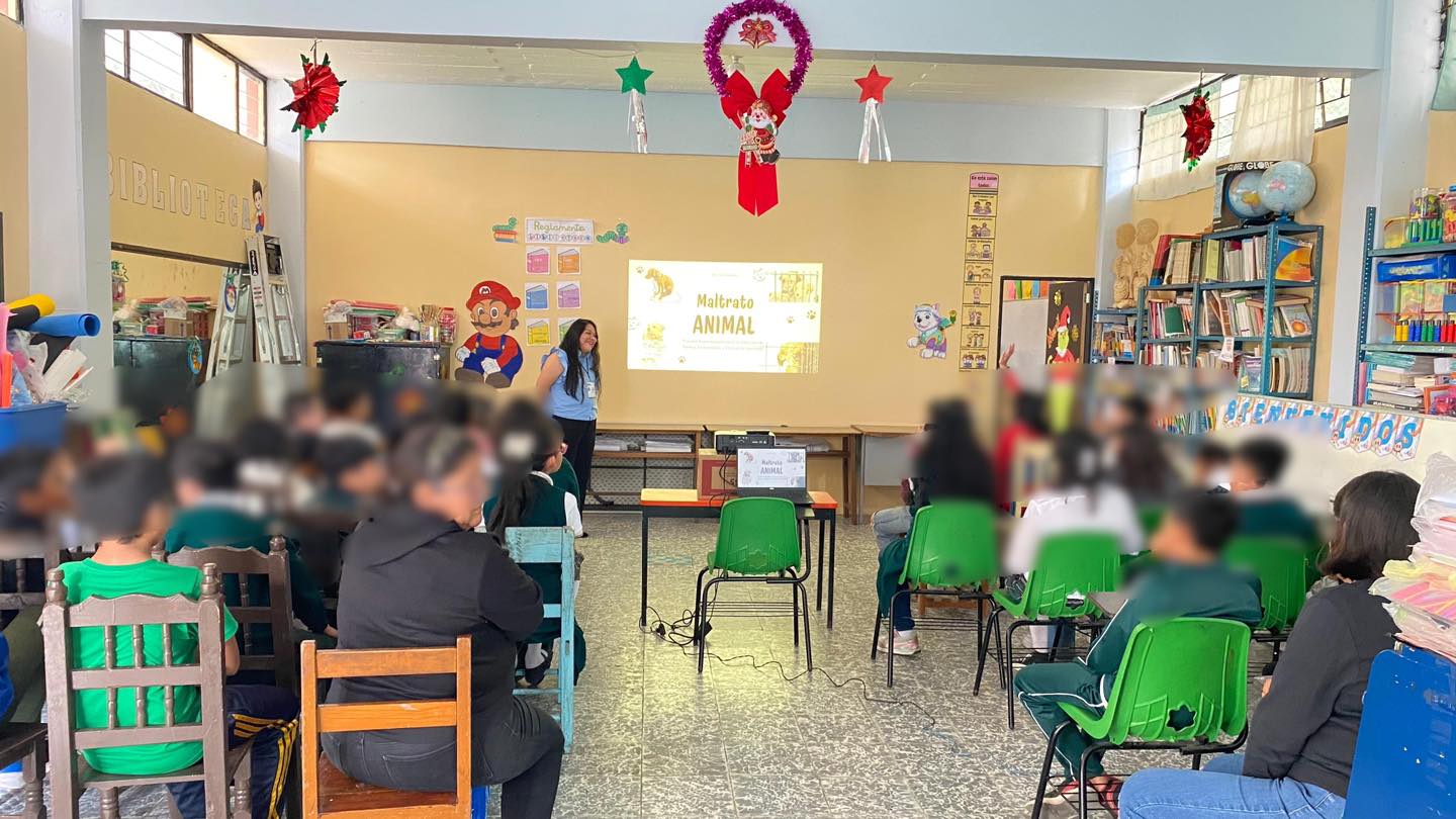 FGE LLEVA A CABO PLÁTICA SOBRE MALTRATO ANIMAL A ESTUDIANTES