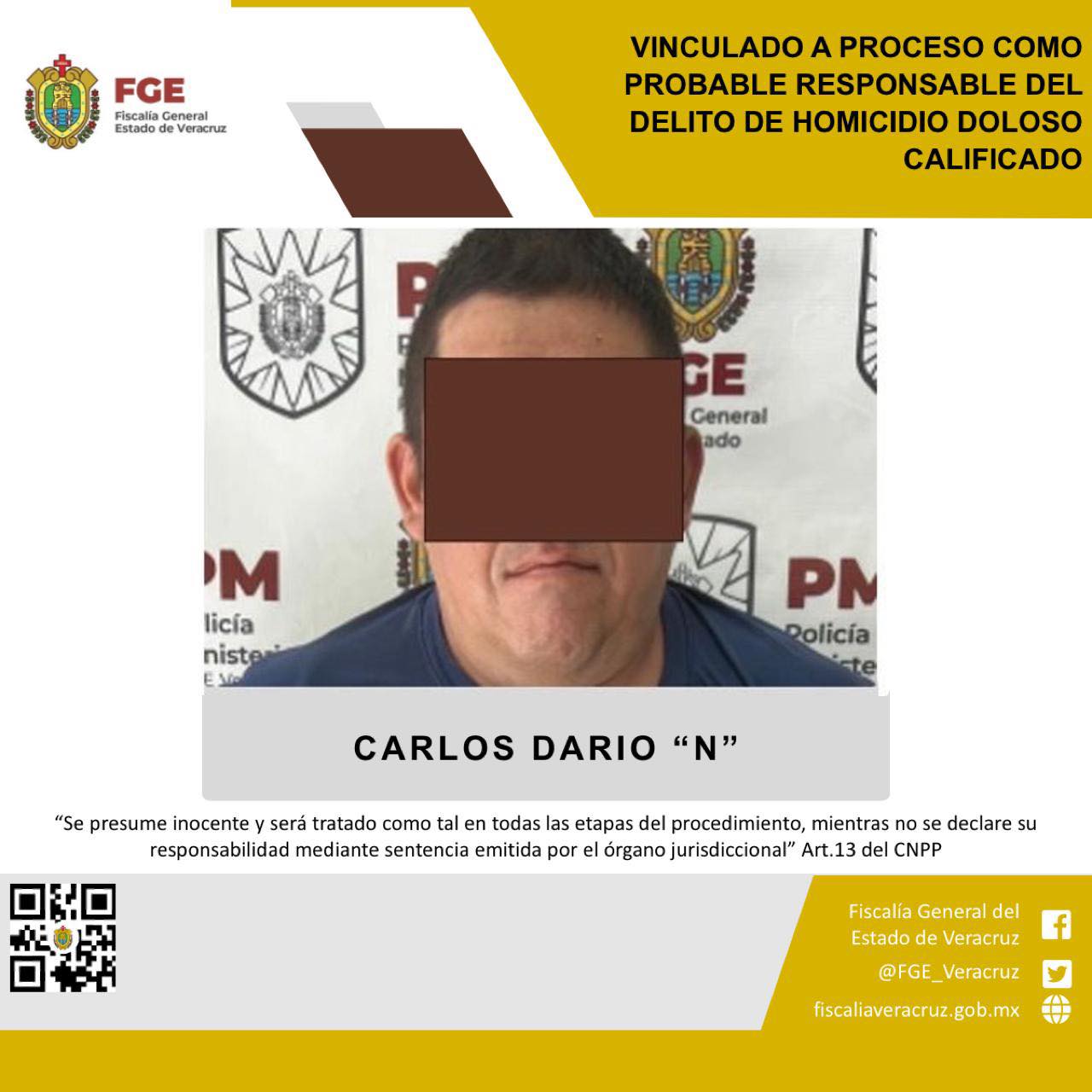 VINCULADO A PROCESO COMO PROBABLE RESPONSABLE DEL DELITO DE HOMICIDIO DOLOSO CALIFICADO