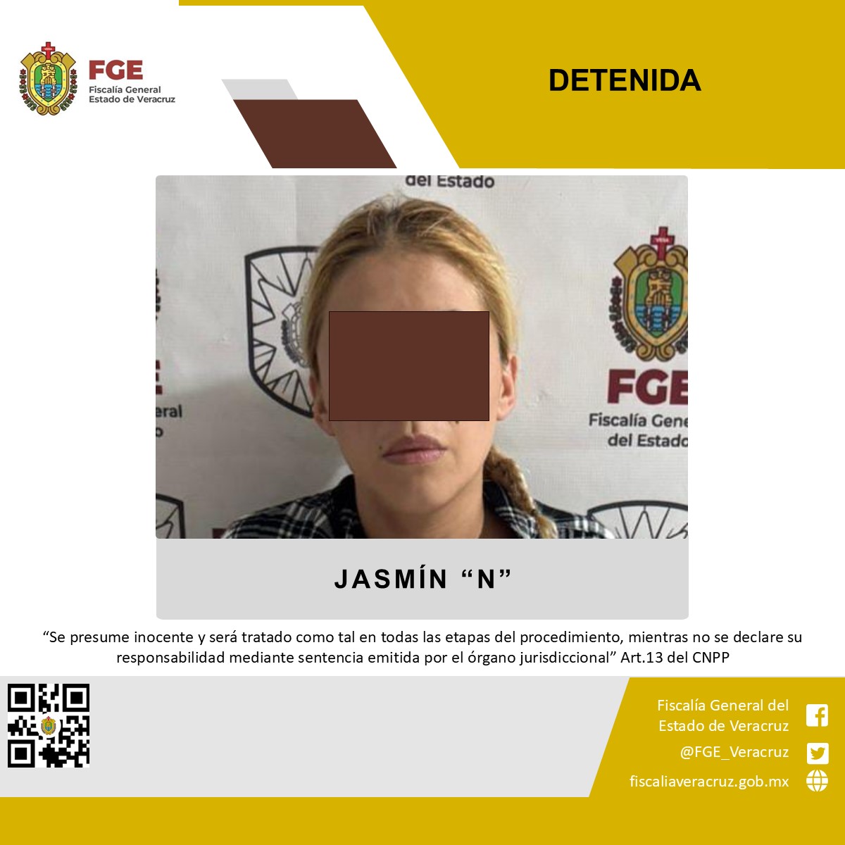 Detenida probable responsable de agresión en restaurante de Xalapa