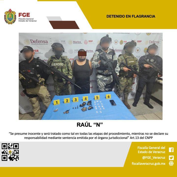 DETENIDO EN FLAGRANCIA Y ENERVANTES ASEGURADOS EN OPERATIVO DE CATEO CON FUERZAS FEDERALES EN CIUDAD MENDOZA