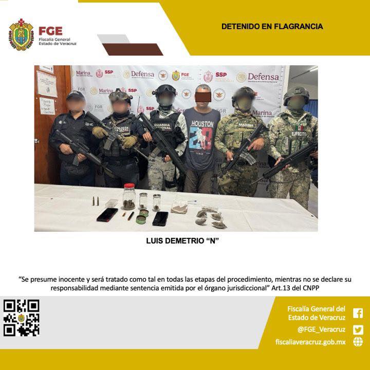 DETENCIÓN DE UNA PERSONA Y OBJETOS ASEGURADOS EN OPERATIVOS DE CATEO CON FUERZAS FEDERALES EN TUXPAN