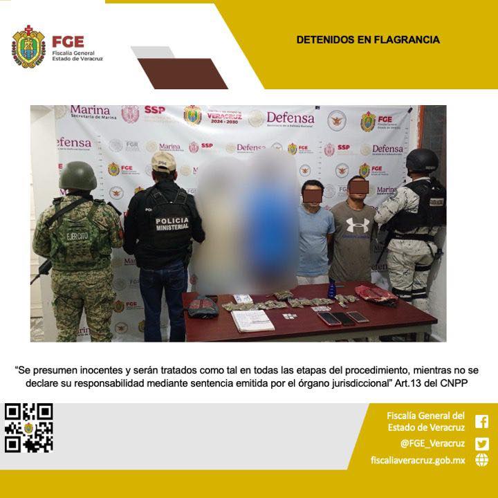 DETENCIÓN DE CUATRO PERSONAS Y OBJETOS ASEGURADOS EN OPERATIVO DE CATEO CON FUERZAS FEDERALES EN LERDO DE TEJADA