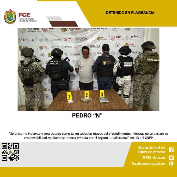 DETENIDO EN FLAGRANCIA EN OPERATIVO DE CATEO CON FUERZAS FEDERALES EN ACAYUCAN