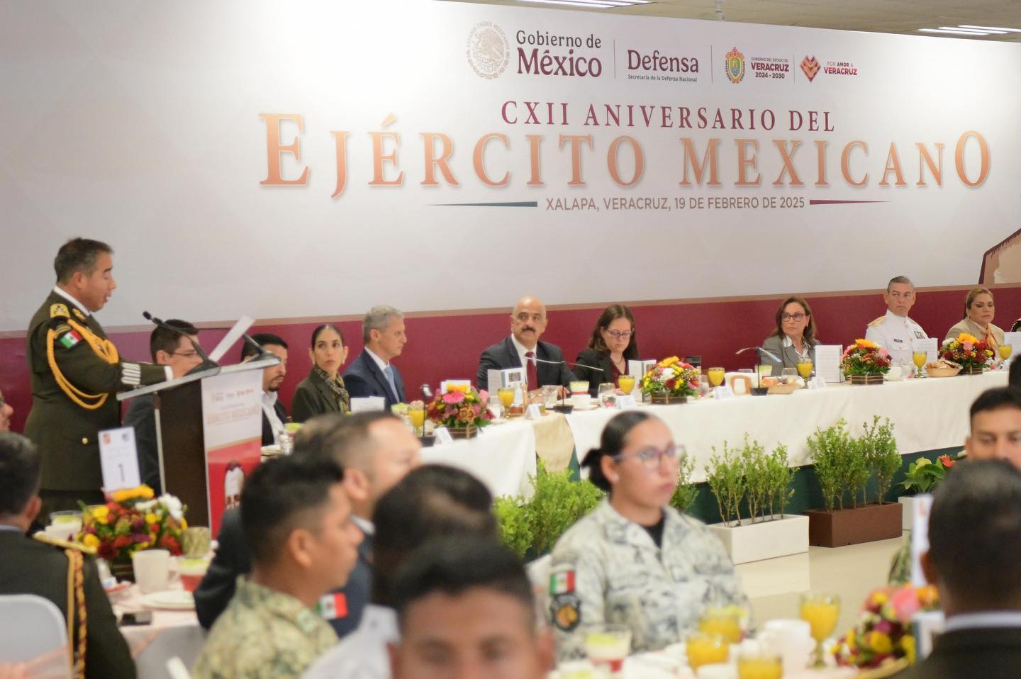 FISCAL GENERAL ASISTE AL 112 ANIVERSARIO DE LA CREACIÓN DEL EJÉRCITO MEXICANO