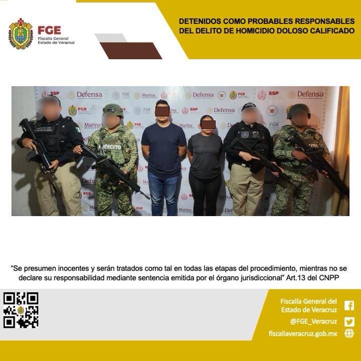 DETENIDOS POLICÍAS MUNICIPALES DE POZA RICA COMO PROBABLES RESPONSABLES DEL DELITO DE HOMICIDIO DOLOSO CALIFICADO