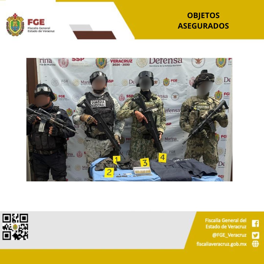 OBJETOS ASEGURADOS EN OPERATIVO DE CATEO CON FUERZAS FEDERALES Y ESTATALES EN OMEALCA