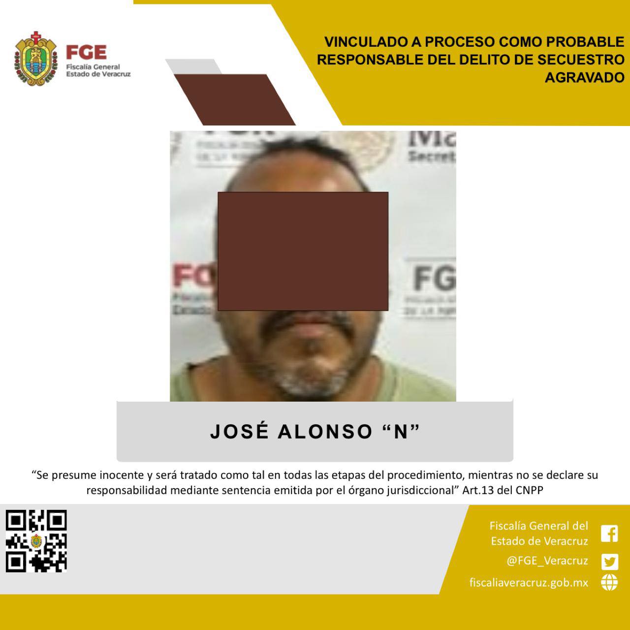 PRISIÓN PREVENTIVA CONTRA PROBABLE RESPONSABLE DEL DELITO DE SECUESTRO AGRAVADO