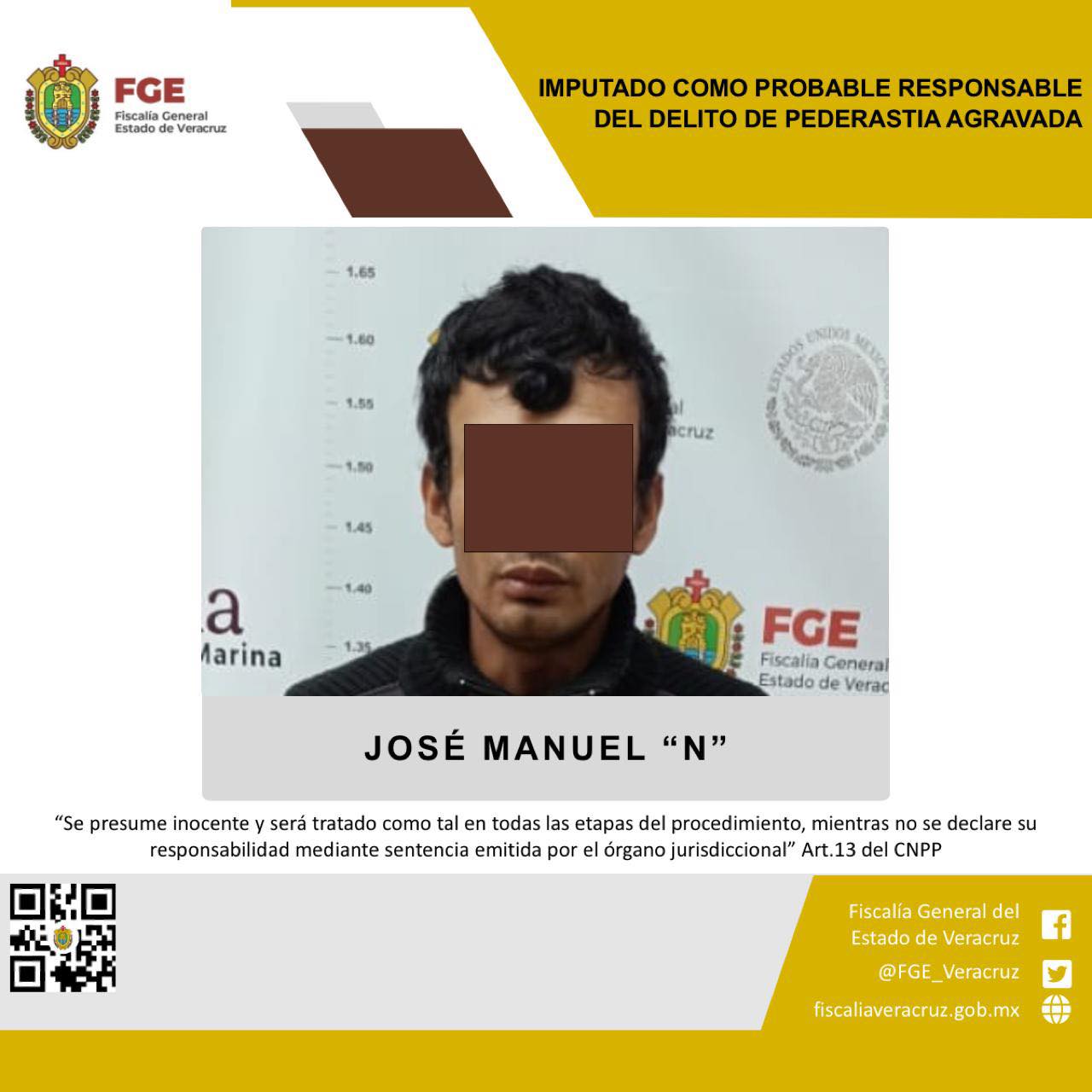 PRISIÓN PREVENTIVA CONTRA PROBABLE RESPONSABLE DEL DELITO DE PEDERASTIA AGRAVADA
