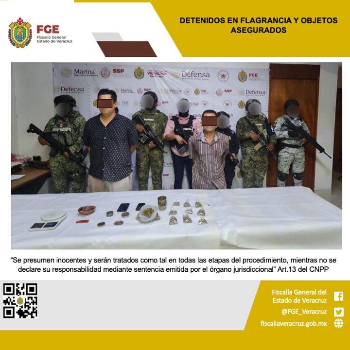 DOS PERSONAS DETENIDAS Y OBJETOS ASEGURADOS EN OPERATIVO DE CATEO CON FUERZAS FEDERALES Y ESTATALES EN TUXPAN