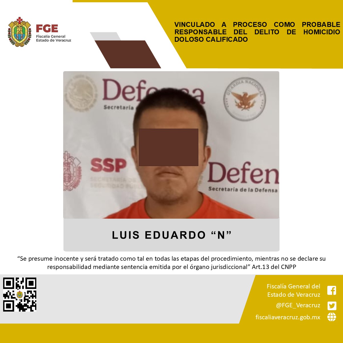 VINCULADO A PROCESO COMO PROBABLE RESPONSABLE DEL DELITO DE HOMICIDIO DOLOSO CALIFICADO