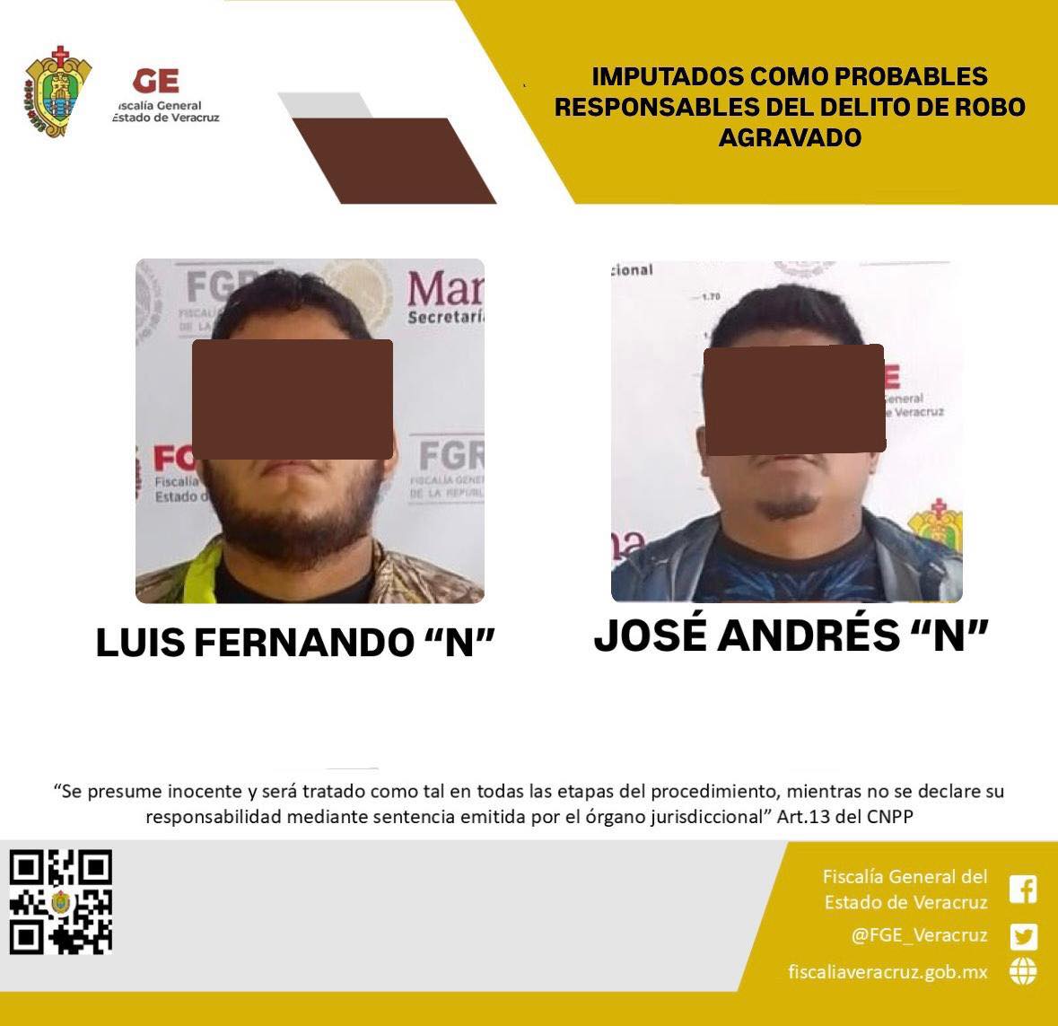PRISIÓN PREVENTIVA A PROBABLES RESPONSABLES DEL DELITO DE ROBO AGRAVADO