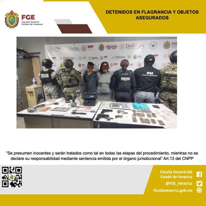 TRES PERSONAS DETENIDAS Y OBJETOS ASEGURADOS EN OPERATIVO DE CATEO CON FUERZAS FEDERALES Y ESTATALES EN COATZACOALCOS