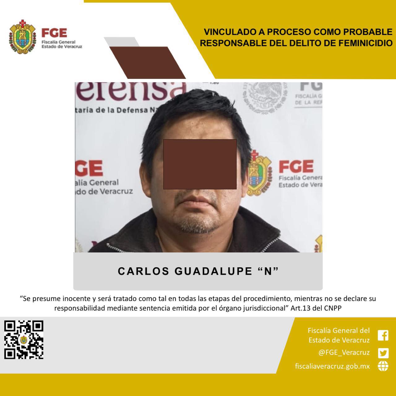 PRISIÓN PREVENTIVA CONTRA PROBABLE RESPONSABLE DEL DELITO DE FEMINICIDIO