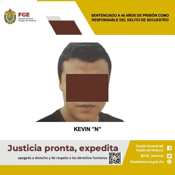 SENTENCIADO A 40 AÑOS DE PRISIÓN COMO RESPONSABLE DEL DELITO DE SECUESTRO