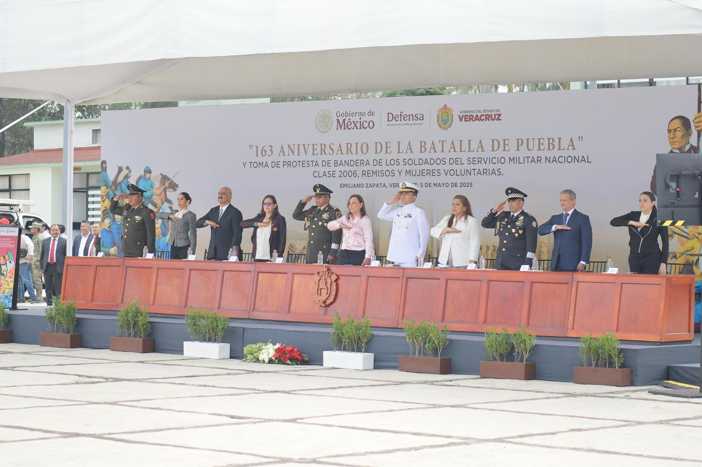 FISCALÍA GENERAL DEL ESTADO ASISTE A LA CONMEMORACIÓN DEL CLXIII ANIVERSARIO DE LA BATALLA DE PUEBLA