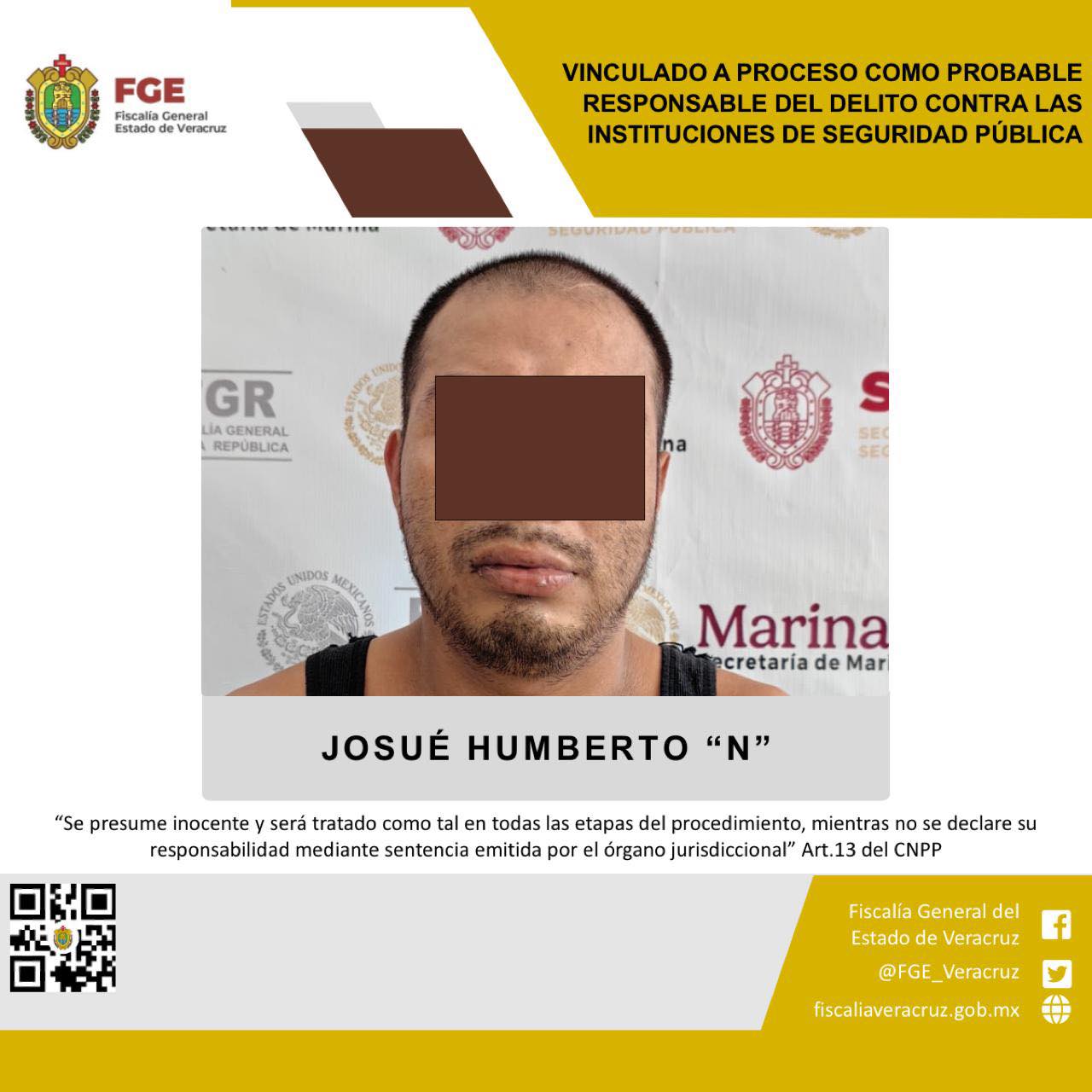 PRISIÓN PREVENTIVA CONTRA PROBABLE RESPONSABLE DEL DELITO CONTRA LAS INSTITUCIONES DE SEGURIDAD PÚBLICA