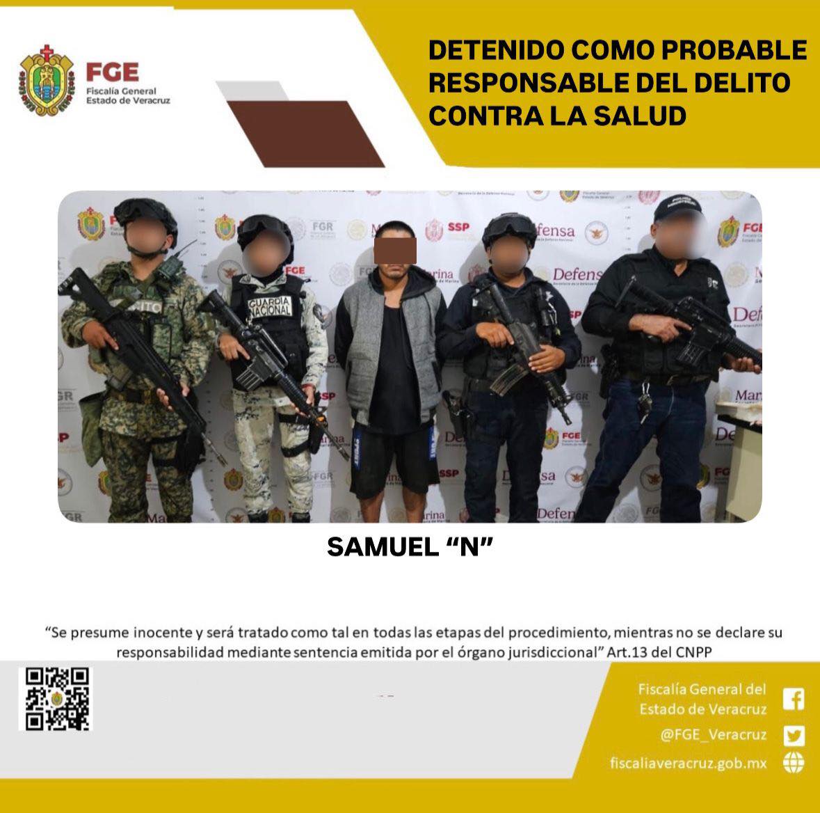 UNA PERSONA DETENIDA EN OPERATIVO DE CATEO CON FUERZAS FEDERALES Y ESTATALES EN CHALMA