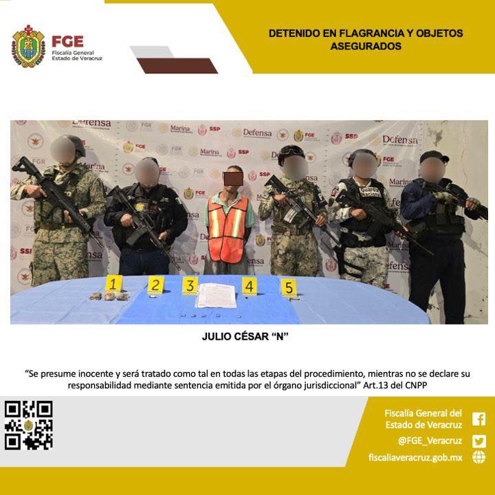 UNA PERSONA DETENIDA Y OBJETOS ASEGURADOS EN OPERATIVO DE CATEO CON FUERZAS FEDERALES Y ESTATALES EN ORIZABA