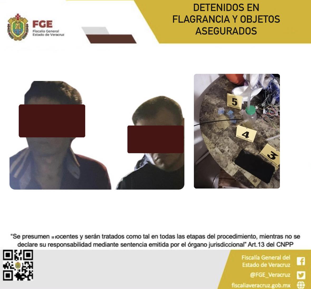 DOS PERSONAS DETENIDAS, INMUEBLE Y OBJETOS ASEGURADOS EN OPERATIVO DE CATEO CON FUERZAS FEDERALES Y ESTATALES EN COATZACOALCOS