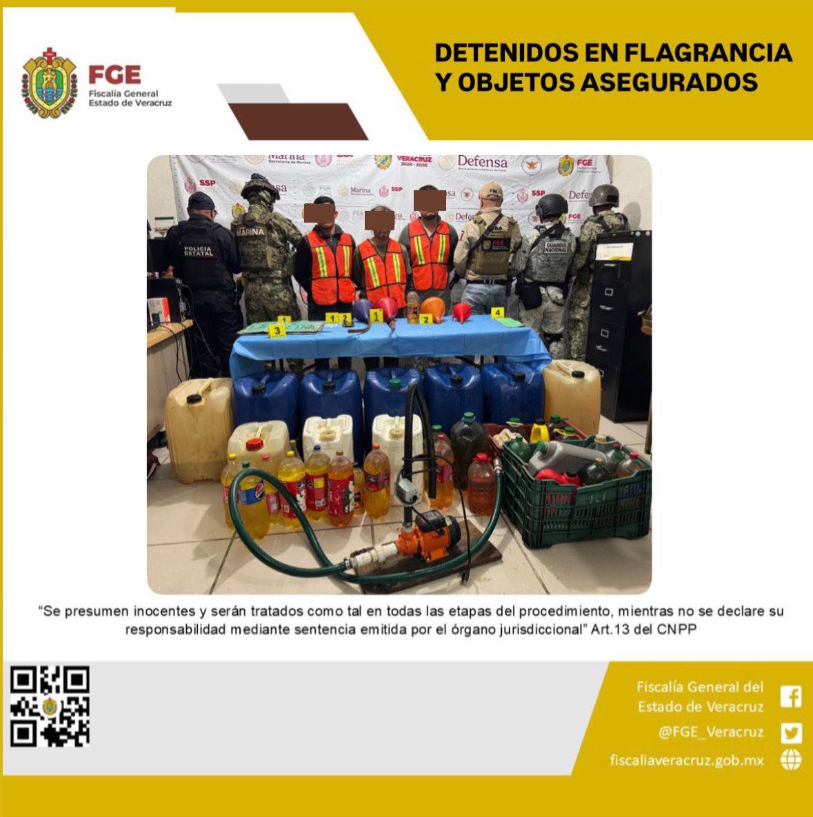 TRES PERSONAS DETENIDAS Y OBJETOS ASEGURADOS EN OPERATIVO DE CATEO CON FUERZAS FEDERALES Y ESTATALES EN IXHUATLÁN DEL CAFÉ