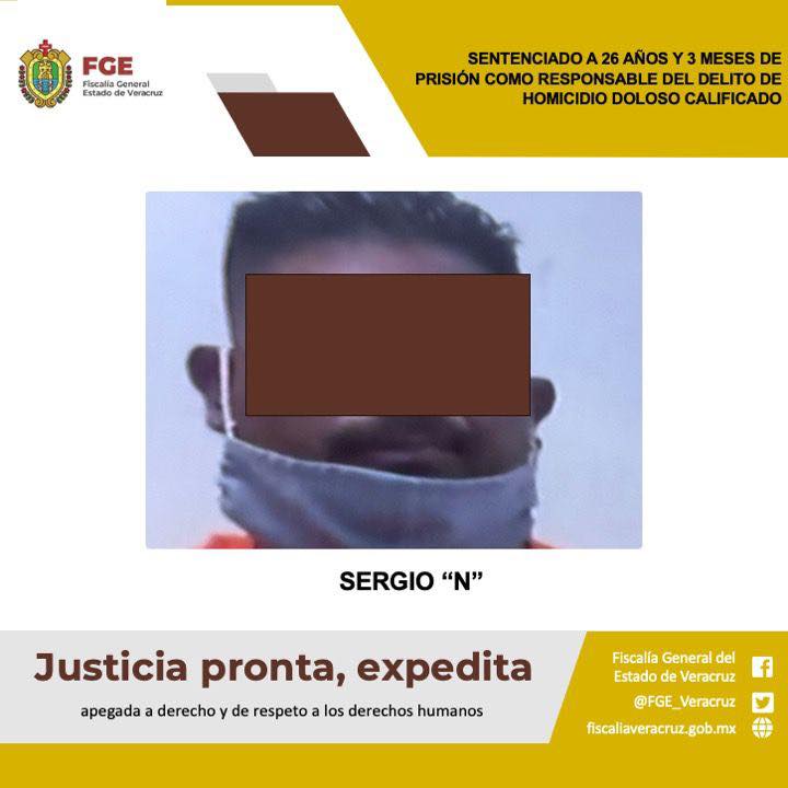 SENTENCIADO A 26 AÑOS Y 3 MESES DE PRISIÓN COMO RESPONSABLE DEL DELITO DE HOMICIDIO DOLOSO CALIFICADO