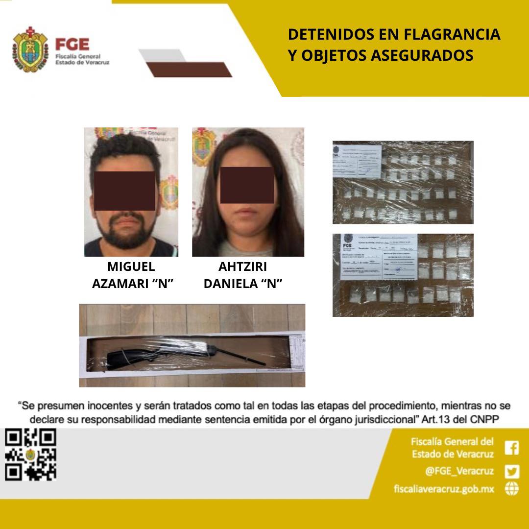 DOS PERSONAS DETENIDAS Y OBJETOS ASEGURADOS EN OPERATIVO DE CATEO EN COATZACOALCOS