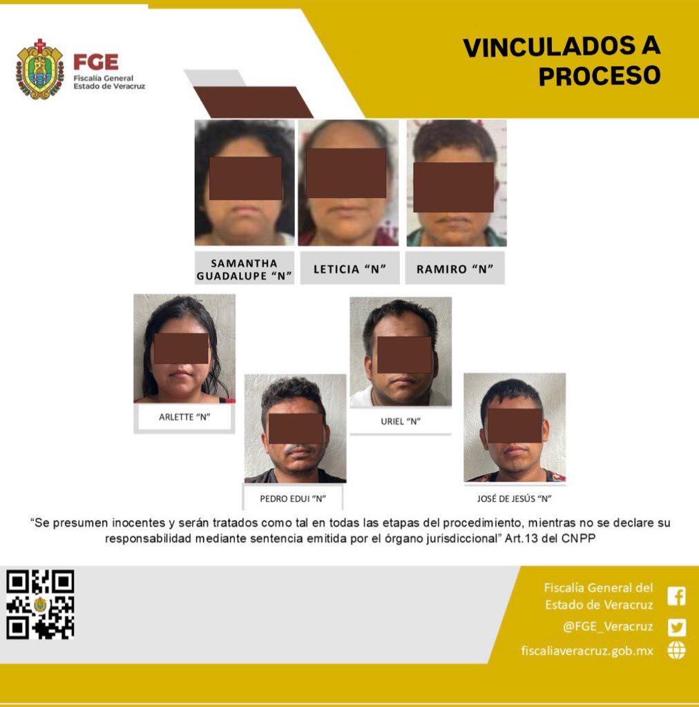 VINCULADOS A PROCESO PRESUNTOS INTEGRANTES DE CÉLULA DELICTIVA EN LA ZONA SUR