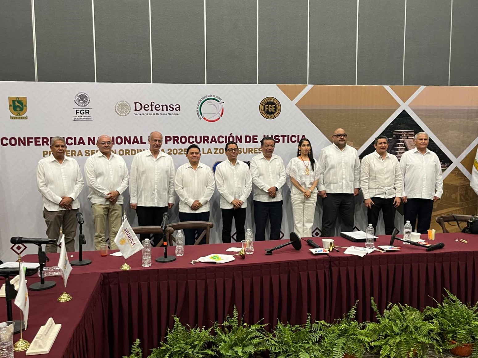 FISCALÍA GENERAL DEL ESTADO PARTICIPA EN LA PRIMERA SESIÓN ORDINARIA 2025 DE LA CNPJ ZONA SURESTE
