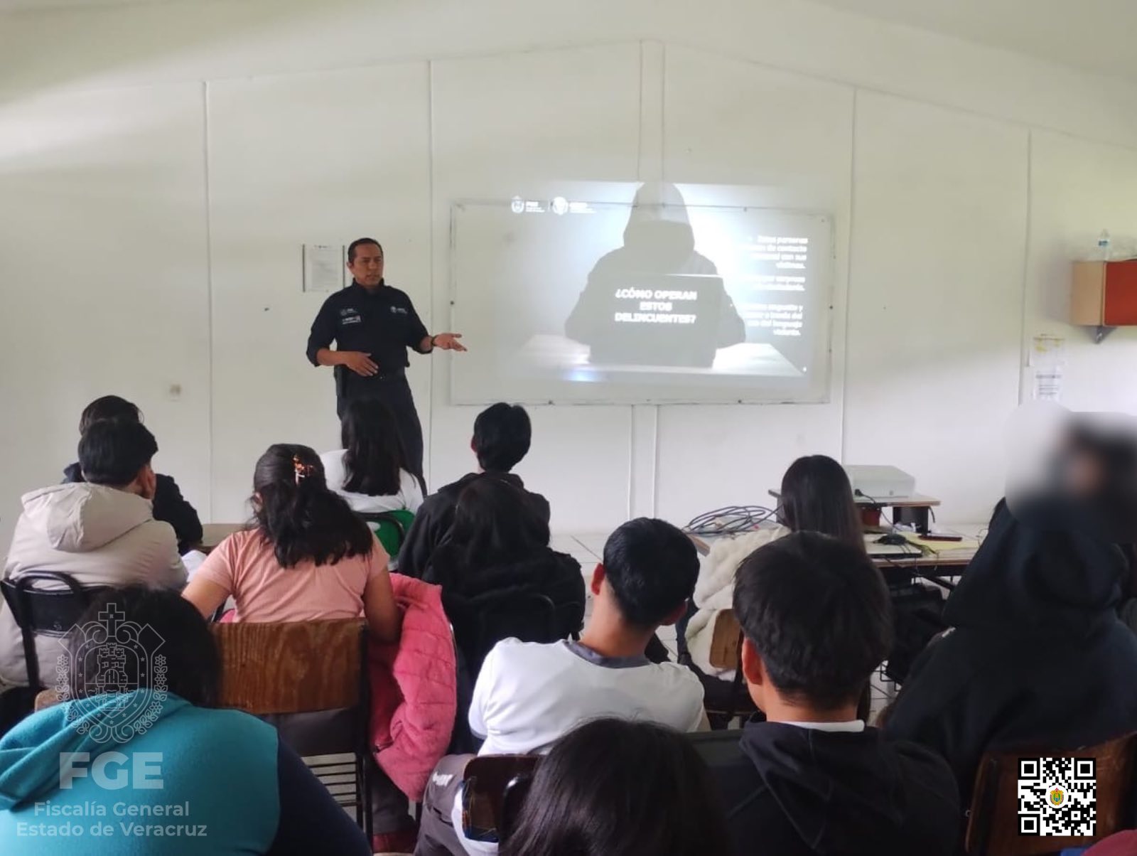 UECS imparte plática preventiva relacionada con el Engaño Telefónico y Extorsión