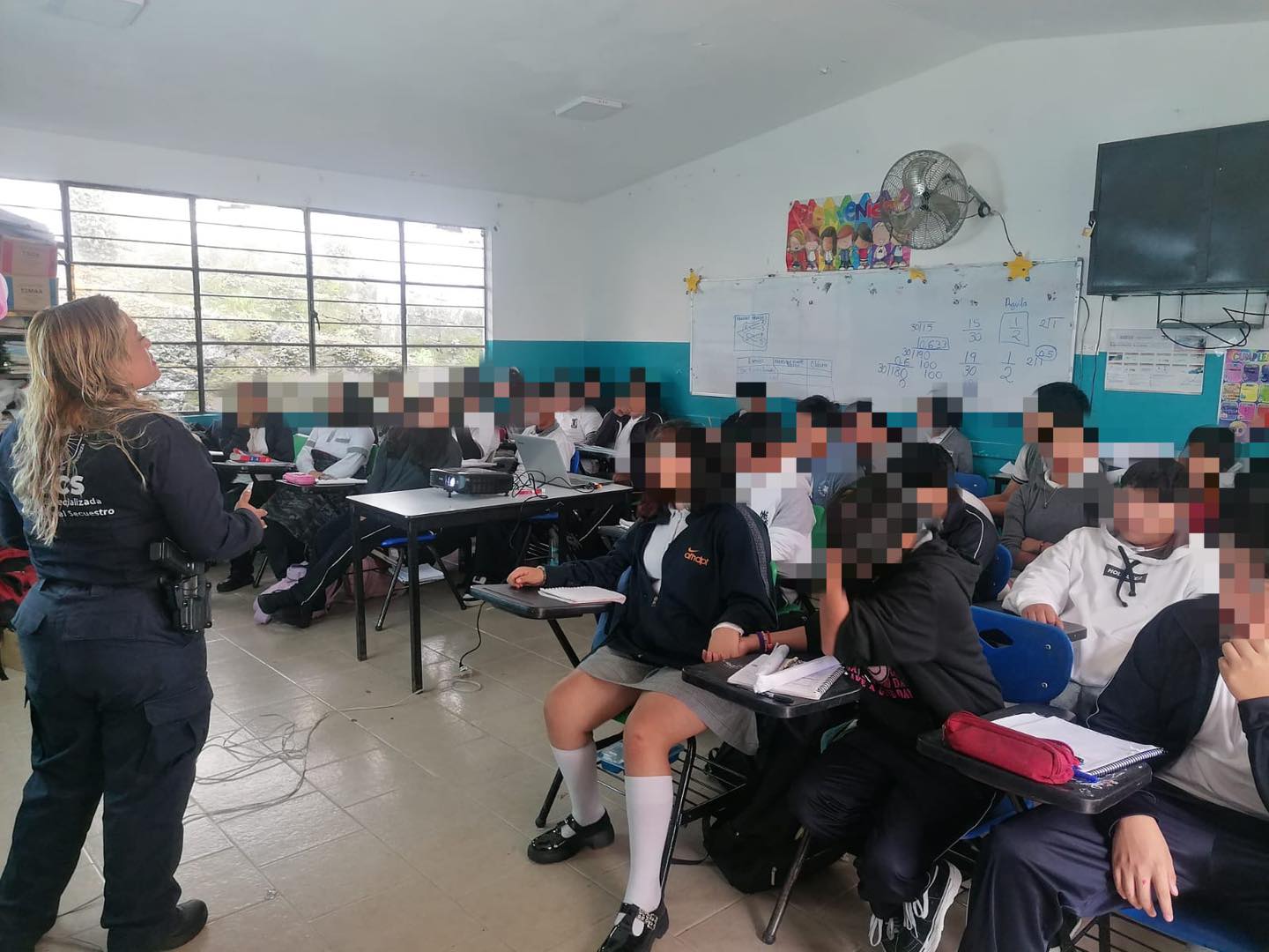 UECS imparte plática preventiva relacionada con los delitos de engaño telefónico y extorsión en sus diversas modalidades.