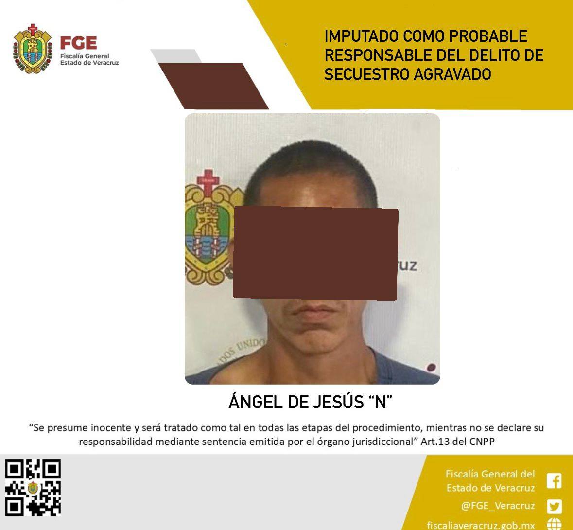 Imputado como probable responsable del delito de secuestro agravado
