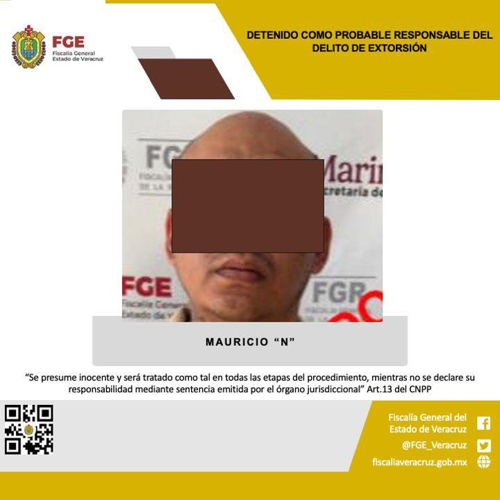 DETENIDO EN FLAGRANCIA EXTORSIONADOR EN ORIZABA DENTRO DE LA ESTRATEGIA NACIONAL CONTRA LA EXTORSIÓN