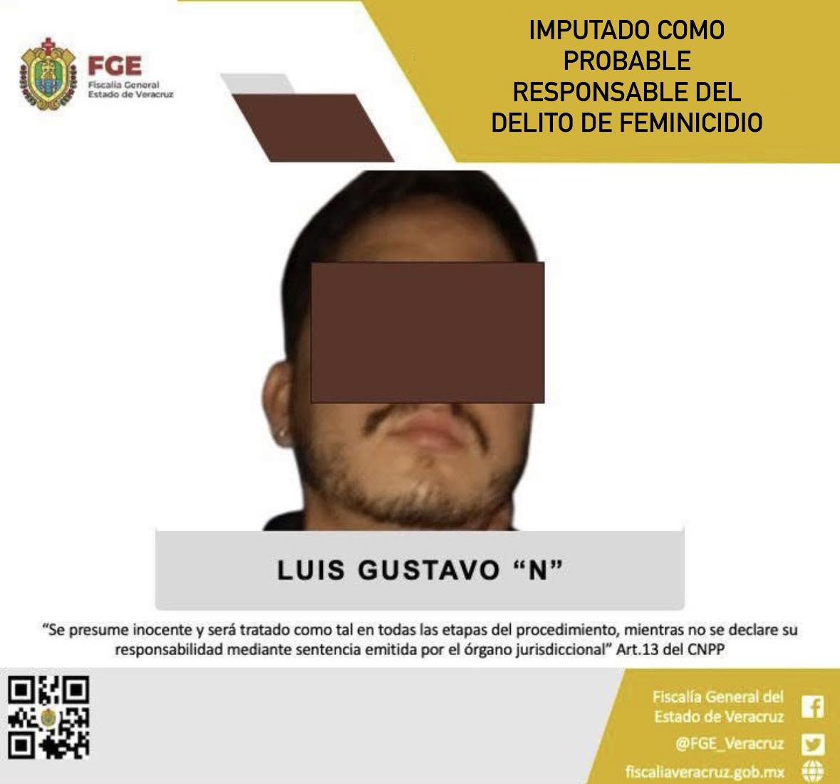 IMPUTADO COMO PROBABLE RESPONSABLE DEL DELITO DE FEMINICIDIO EN VERACRUZ