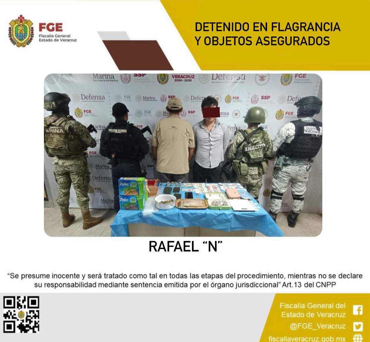 UNA PERSONA DETENIDA Y OBJETOS ASEGURADOS EN OPERATIVO DE CATEO CON FUERZAS FEDERALES Y ESTATALES EN COATZACOALCOS