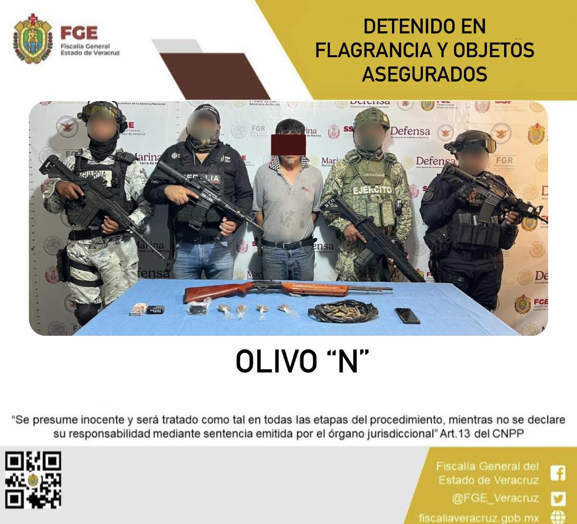 UNA PERSONA DETENIDA Y OBJETOS ASEGURADOS EN OPERATIVO DE CATEO CON FUERZAS FEDERALES Y ESTATALES EN POZA RICA