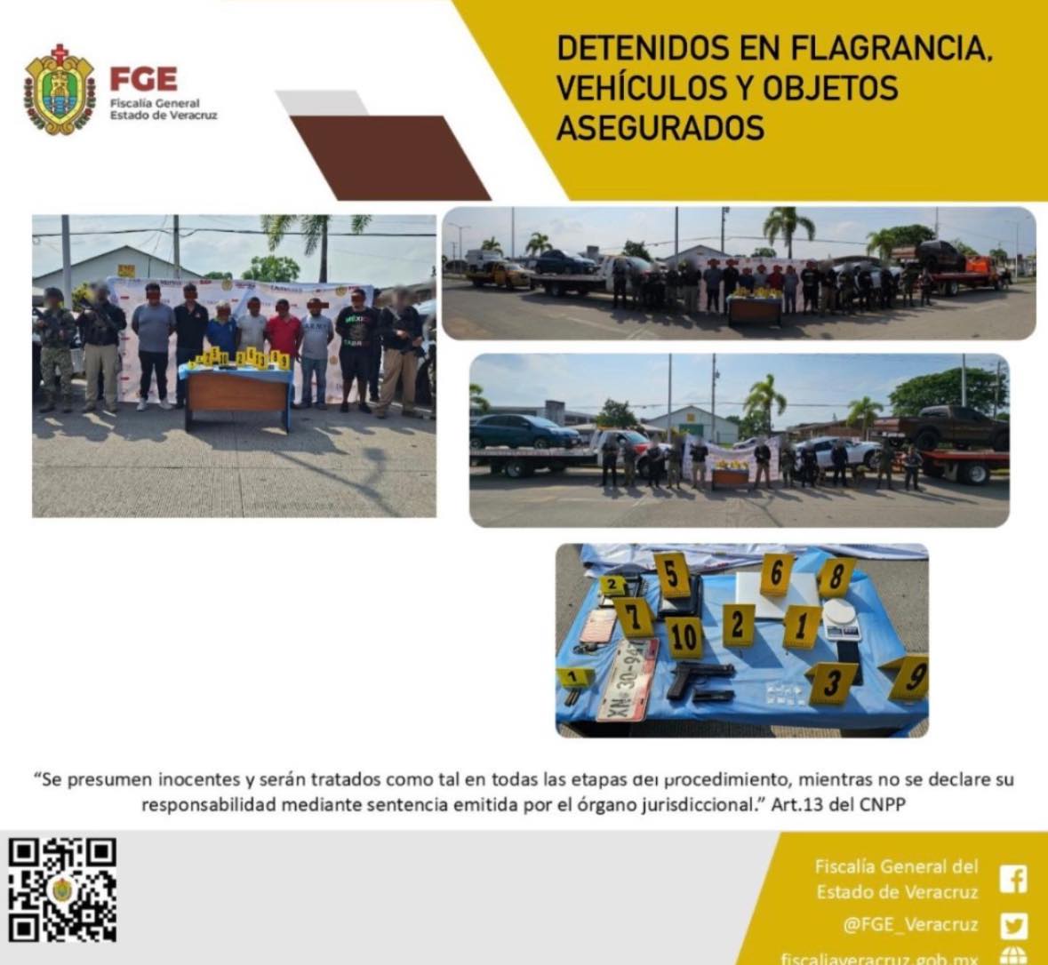 SIETE PERSONAS DETENIDAS EN 9 OPERATIVOS DE CATEO CON FUERZAS FEDERALES Y ESTATALES EN MARTÍNEZ DE LA TORRE