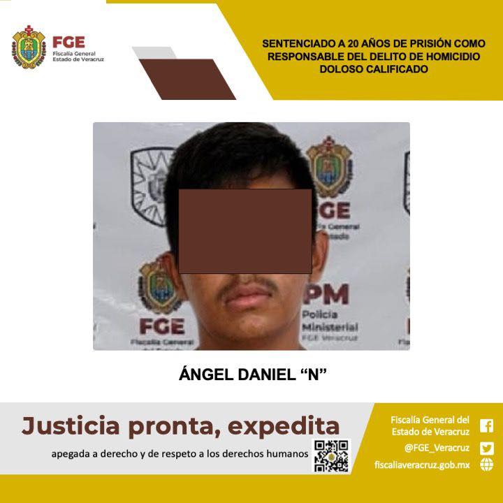 SENTENCIADO A 20 AÑOS DE PRISIÓN COMO RESPONSABLE DEL DELITO DE HOMICIDIO DOLOSO CALIFICADO