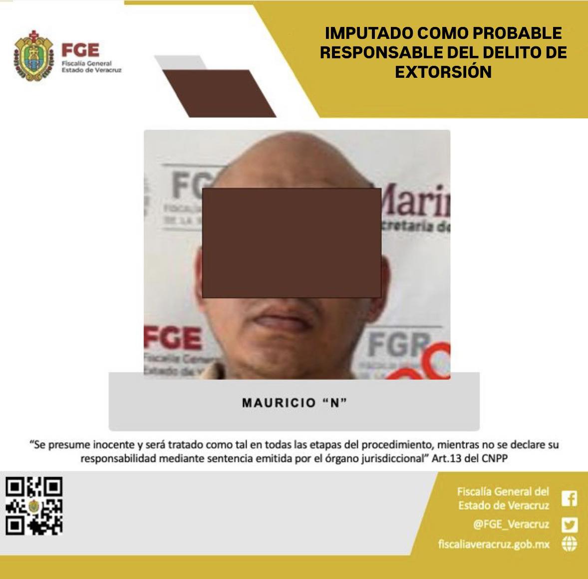 UECS LOGRA PRISIÓN PREVENTIVA CONTRA PRESUNTO EXTORSIONADOR EN ORIZABA