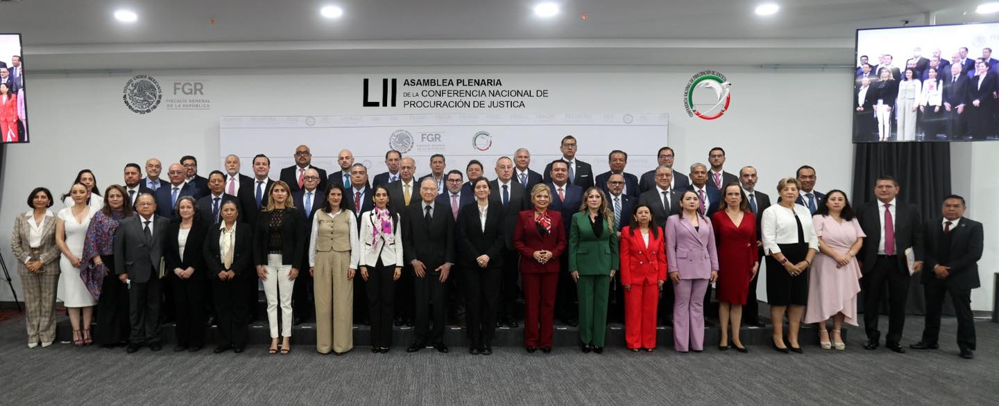 FISCAL GENERAL PARTICIPA EN LA LII ASAMBLEA PLENARIA DE LA CONFERENCIA NACIONAL DE PROCURACIÓN DE JUSTICIA.