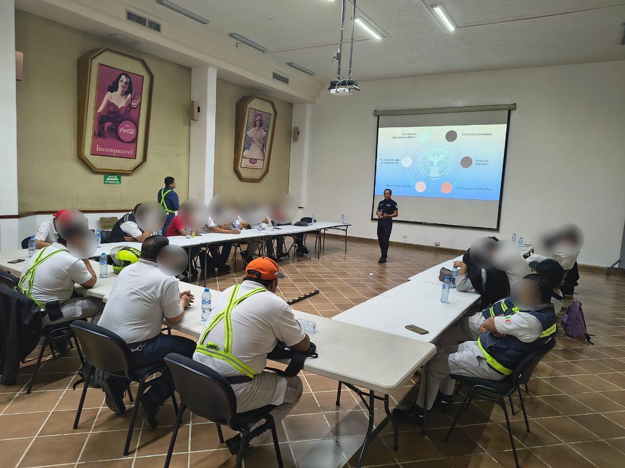 UECS IMPARTE PLÁTICA PREVENTIVA RELACIONADA AL SECUESTRO Y ENGAÑO TELEFÓNICO