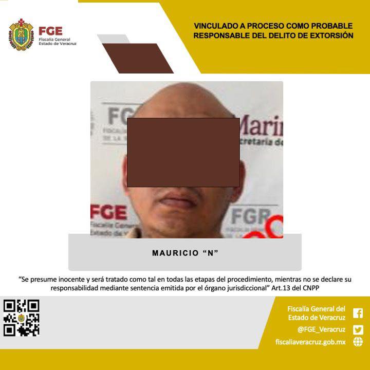 UECS OBTIENE VINCULACIÓN A PROCESO CONTRA PRESUNTO EXTORSIONADOR EN ORIZABA